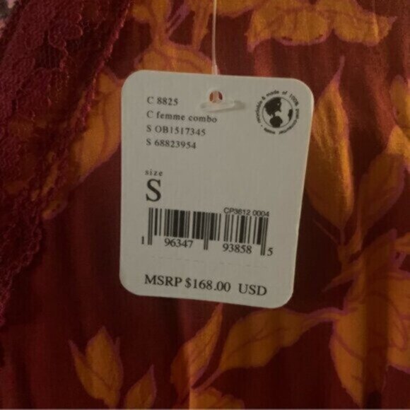 NWT Free People Tilda Boho Long Sleeve Maxi Wrap Dress - Picture 13 of 14